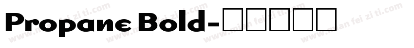 Propane Bold字体转换